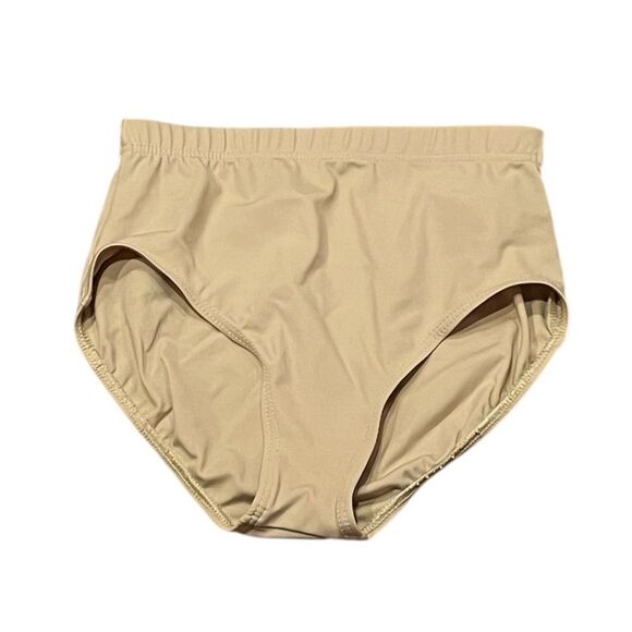 Capezio Girl’s Dance Gymnastics Tan Nude Bottoms, Size M, NWOT - Picture 1 of 5